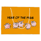 5 Drôle Cartoon Comics Cochon Année 2019 L Sac Cad (Dos)