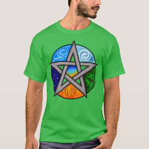 5 elementen van de natuur t-shirt