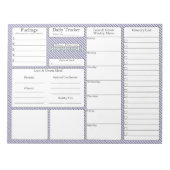 5 en 1 Voedingstracerer | Planner | Lijst van krui Notitieblok (Voorkant)