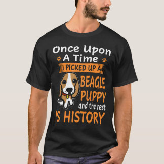 5 Er was eens - Beagle Puppy T-shirt