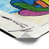 5 exercices étire la peinture Affiches (Coin)