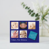 5 Faire-part de naissance photo (Debout devant)