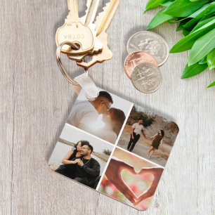 5 Foto Aangepaste Collage Aangepaste Sleutelhanger