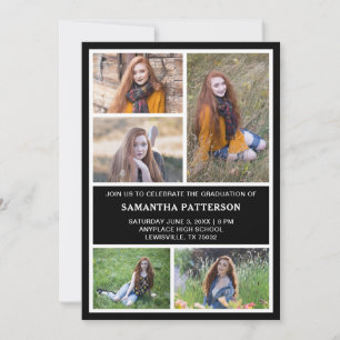  5 Foto Collage Blauw & Wit 2023 Afstuderen  Kaart