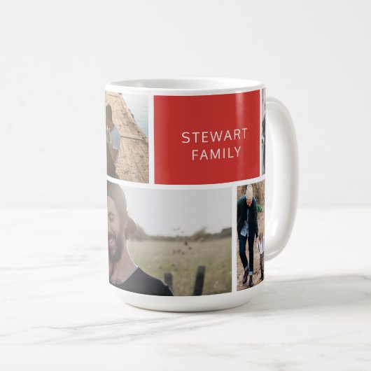 5 Foto Collage Koffiemok (Voorkant rechts)