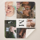  5-foto collage Sherpa deken (Voorkant)