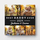 5 foto collage Vaderdag beste papa ooit Fotoplaat (Voorkant)