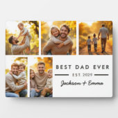 5 foto collage Vaderdag beste vader ooit Fotoplaat (voorkant)
