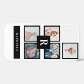 5 Foto en monogram & naam Case-Mate iPhone Case (Achterkant (horizontaal))