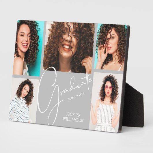 5 Foto grijs Afstuderen Keepomwille Fotoplaat (Zijkant)