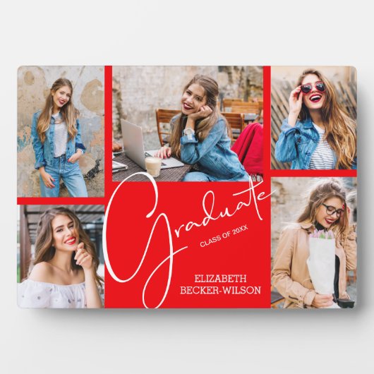 5 Foto Red Afstuderen Keepomwille Fotoplaat (voorkant)