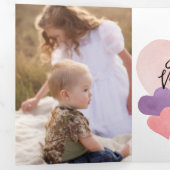 5 Foto Valentijnsdag Trifold Kaart (Binnenzijde eerst)