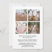 5 Foto Virtual Couples Vrijgezellenfeest per post Kaart (Achterkant)