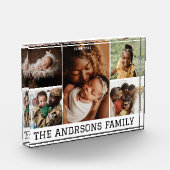 5 fotocollage van familie Fotoblok (Links)