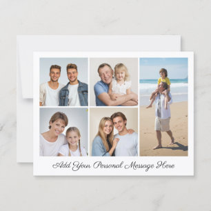 5 Fotocollage Voeg uw eigen Greet Flat toe Kaart