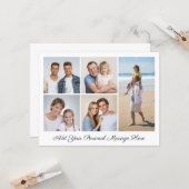 5 Fotocollage Voeg uw eigen Greet Flat toe Kaart (Voorkant / Achterkant in situ)