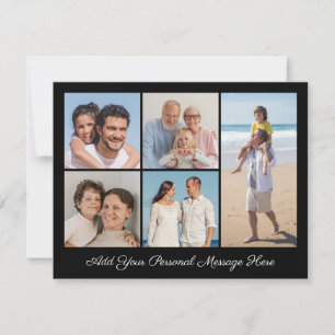 5 Fotocollage Voeg uw eigen Wenskaart toe