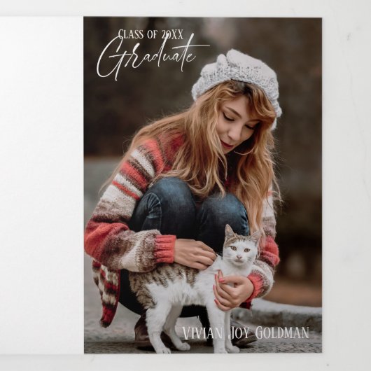 5 Fotodrievoudig Afstuderen Kaart (Cover)