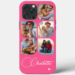 5 Foto's Moderne Trendy Eenvoudige Gepersonaliseer iPhone 13 Pro Max Hoesje
