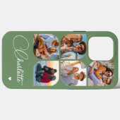 5 Foto's Moderne Trendy Eenvoudige Gepersonaliseer Case-Mate iPhone Case (Achterkant (horizontaal))
