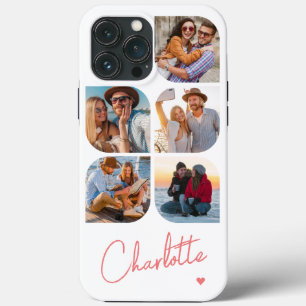 5 Foto's Moderne Trendy Eenvoudige Gepersonaliseer iPhone 13 Pro Max Hoesje