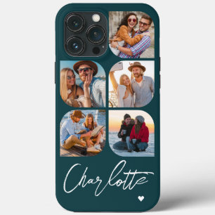 5 Foto's Moderne Trendy Eenvoudige Gepersonaliseer iPhone 13 Pro Max Hoesje