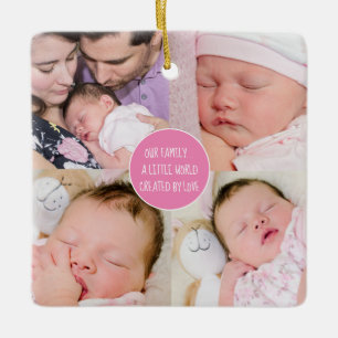 5 Fotoserie Little World Creëer door Love Names Keramisch Ornament