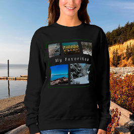 5-Fotosjabloon: "Mijn favorieten" Gebruik je foto' Trui