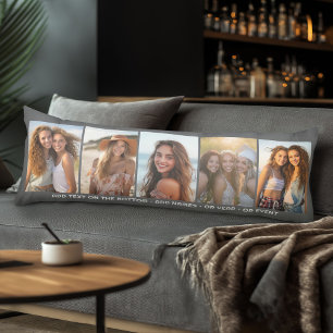 5 Fotosjabloon Moderne Minimale tekst onder Foto Lichaamskussen