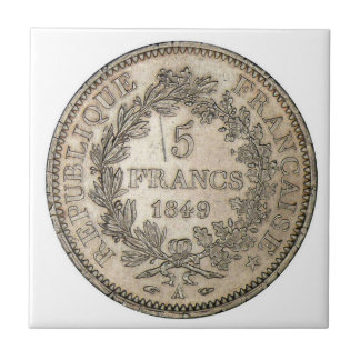 5 FRANKRIJK COIN 1849 TEGELTJE