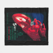 5 Gran Premio Internat'l Motorcycle Poster Fleece Deken (Voorkant (Horizontaal))