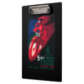 5 Gran Premio Internat'l Motorcycle Poster Klembord (Links)