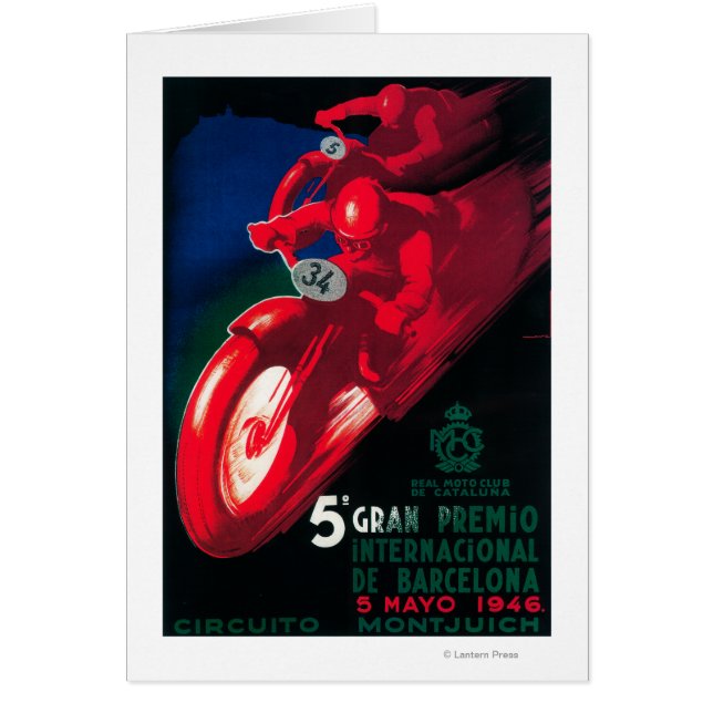 5 Gran Premio Poster de moto Internat'l (Devant)