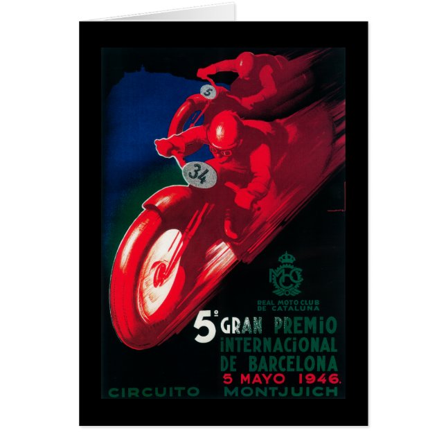 5 Gran Premio Poster de moto Internat'l (Devant)