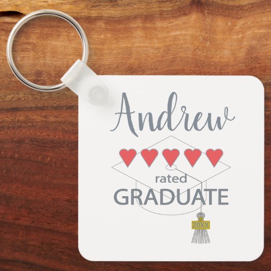 5 Hartbeoordeling Afstuderen Sleutelhanger (Voorkant)