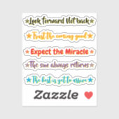 5 Hope Quotes | Motivational & Inspirational Sticker (Vel)