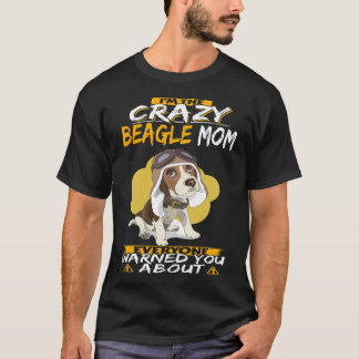 5 Ik ben de gekke Beagle-moeder T-shirt