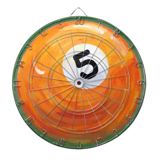 5-inch dartbord (Voorkant)