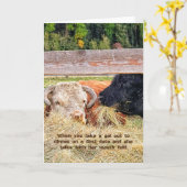 5-inch x7-inch gevouwen kaart || Eerste datum (Gele Bloem)