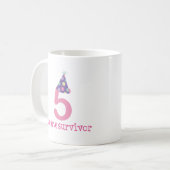 5 jaar borstkanker overleving koffiemok (Voorkant links)