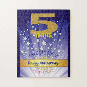 5 Jaar Hersteldatum Vet Numeriek Legpuzzel