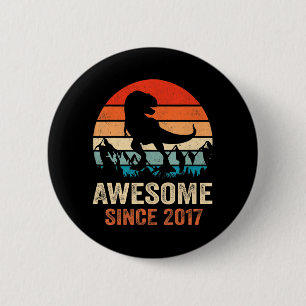 5 jaar Kinder jongen van 5 jaar Geweldige Ronde Button 5,7 Cm