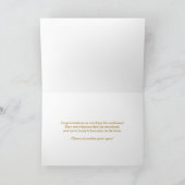 5 Jaar Medewerker Jubileum Blue Botanicals CUSTOM Kaart (Binnen)
