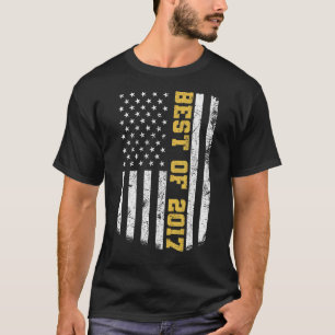 5 jaar oud beste van 2017 5e verjaardag t-shirt