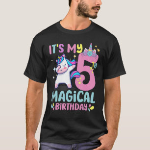 5 jaar oud Het is mijn 5e magische verjaardag Unic T-shirt