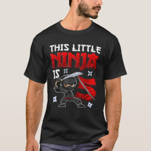 5 jaar oud jongen verjaardag T-shirt dit kleine ni