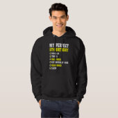 5 Jaar Oud Mijn Perfecte 5e Verjaardag Lezing 5e B Hoodie (Voorkant volledig)