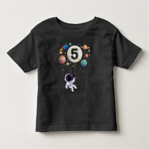5 Jaar Oud Verjaardag Planeten Astronaut 5e Verjaa Kinder Shirts