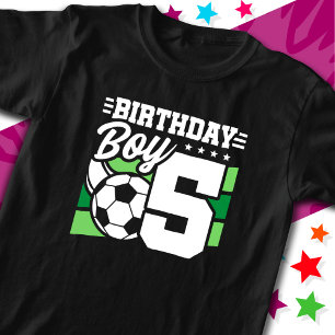 5 Jaar Oud Voetbal Football Feest 5e Verjaardag Jo T-shirt