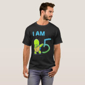 5 jaar oud voor schildpad t-shirt (Voorkant volledig)